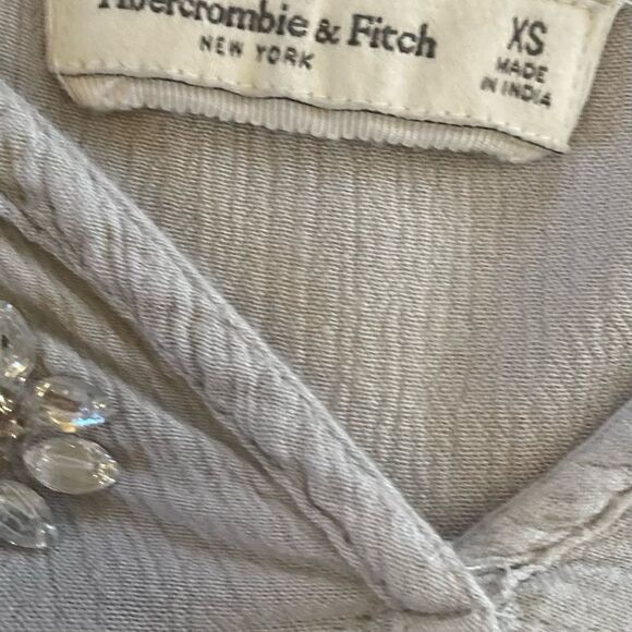 Abercrombie & Fitch Light blue boho top - Picture 4 of 5